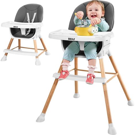 Seggiolone Sediolone Pappa Bambino Neonato Altezza Regolabile Poltrona Gioco (1/5)