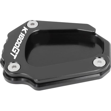 (Noir) Compatible avec BMW K1600GT K1600GTL 2017-2023 : extension de béquille latérale, support de béquille élargisseur, plaque de support d'extension K1600 GT/GTL maxpower (1/4)