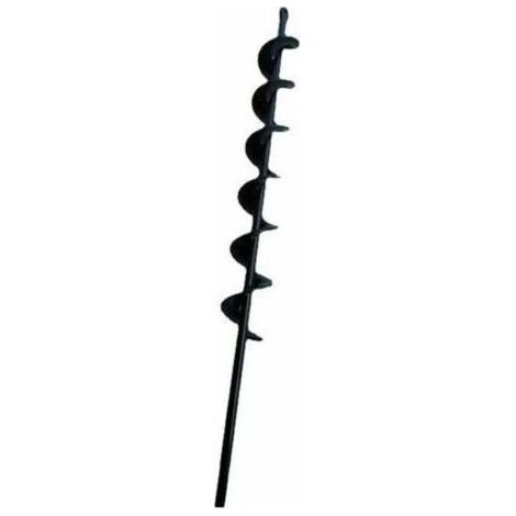 FENOPLASTICALe noir foret hélicoïdal à tarière pour bêcheur de terre de plantation de jardin 50mm×450mm., (1/4)