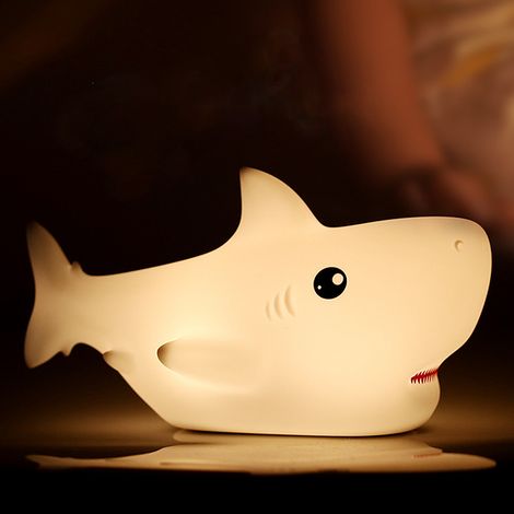 Veilleuse LED rechargeable par USB pour enfants, veilleuse de chambre d'enfant avec blanc chaud et mode de respiration à 7 couleurs, cadeau de Noël (1/5)