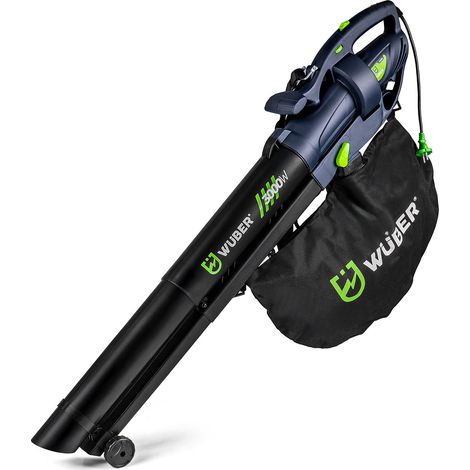 Wuber Soplador De Hojas Eléctrico Con Triturador 3000 W - Potente Y Versátil Para Hojas Y Residuos (1/2)