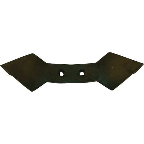 Punta de cultivador 440 x 135 x 17 mm reversible curvada 2 orificios UNIVERSAL CP27 (1/2)