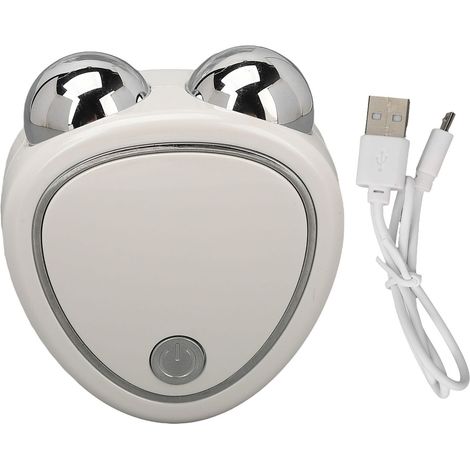 Appareil de Microcourant Visage Raffermissant Anti-Rides Liftant Sculptant Blanc (1/5)