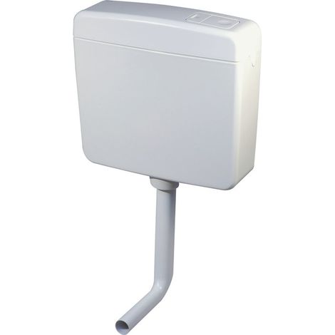 Regiplast – Réservoir de chasse d'eau semi-bas à double débit – Débit 3/6 L ou 4/9 L – Dimensions 400x440x130mm – 251 (1/7)
