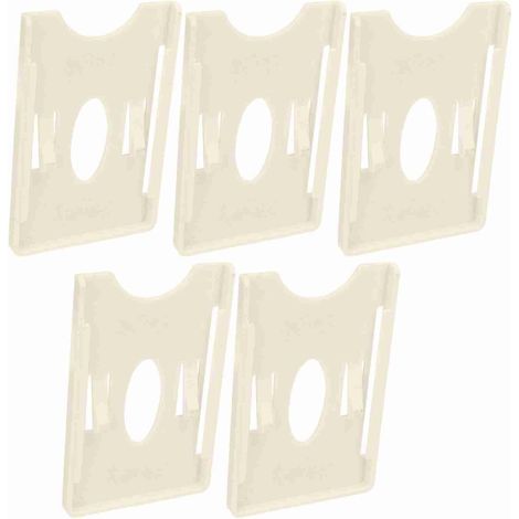 IC Card Holder for Windshield 85mm x 54mm ABS Plastic Card Sleeve with Secure Buckle for Vehicle Community Personnel Management (with Sticker) (1/5)