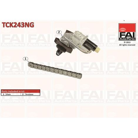 Kit de distribution par chaîne FAI AutoParts TCK243NG AUDI 058109217A 058109229B