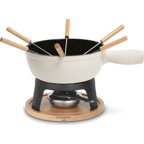 La Fonderie 1890 Mont Blanc - Service à fondue en fonte pour 6 personnes (1/5)