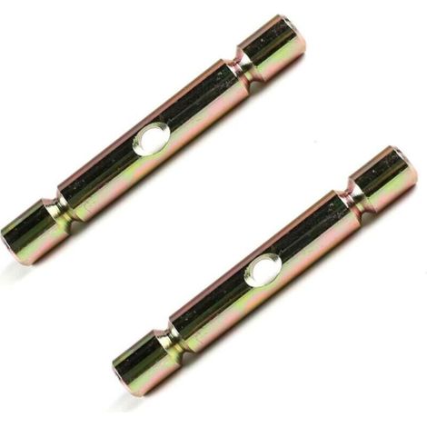 Lot de 2 pièces, fonctionnement par simple pression, robuste et fiable, installation facile, accessoires. Compatible avec les goupilles et les chasse-neige. (1/4)