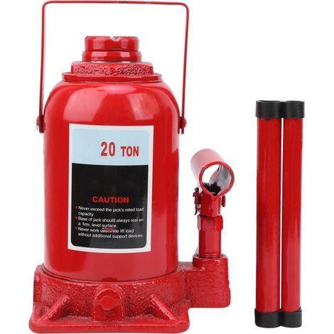 20T Cric Hydraulique, Cric de Levage hydraulique Portable Cric de Chariot hydraulique,Cric à Piston/Compact pour Voiture Van Bateau Camion Caravane (1/5)
