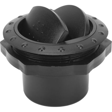Bouton de garniture de ventilation de sortie de climatiseur de voiture, Style rond, entretien pour camping-car, bus, bateaux, noir (1/5)