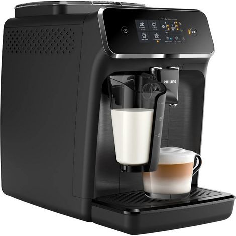 ROBOT CAFE CERAMIQUE 3 BOISSONS CARAFE A LAIT 12MOUTURES DETARTRAGE AUT PHILIPS - EP2230.10