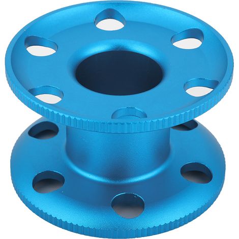 Bobine de doigt en alliage d'aluminium pour plongée sous-marine et snorkeling (Bleu) (1/5)