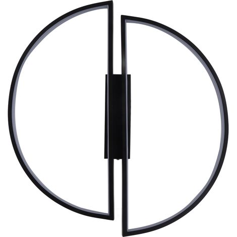 Plafonnier LED de style nordique moderne, design simple, plafonnier semi-circulaire pour chambres, AC185–265 V (1/5)
