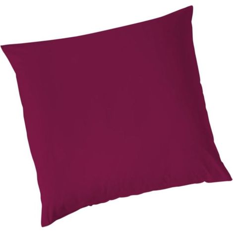 Vario Kissenbezug Jersey bordeaux, 80 x 80 cm Dekokissen