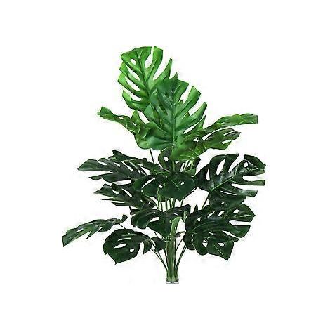 Lebensecht wirkende künstliche Pflanze, künstliche Monstera, UV-beständige tropische Dekoration für den Außenbereich (74 cm)