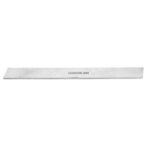 Outil de tournage en acier rapide HSS, barre carrée blanche (3 x 20 x 200 mm) (1/5)