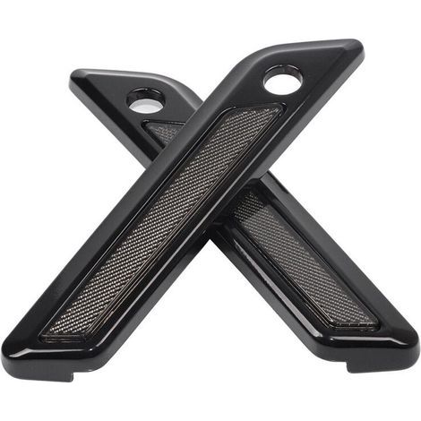 Couvercles de Loquet de CharnièRe de Sacoche de Selle pour Touring Electra Road Street Glide 14-23