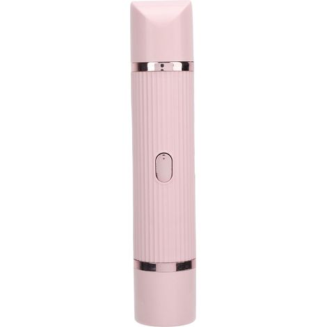 Tondeuse électrique double tête pour femme, tondeuse intégrale pour le corps, tondeuse bikini, tondeuse pour aisselles, jambes et mains, rose (1/5)
