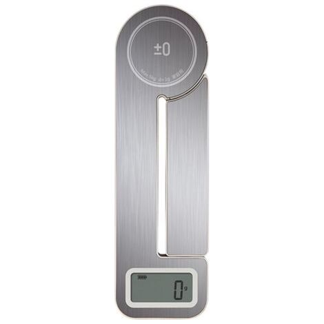 Balance de cuisine électronique pliante en acier inoxydable, compacte, Portable, pour la maison, pour le café-Chrom (1/5)