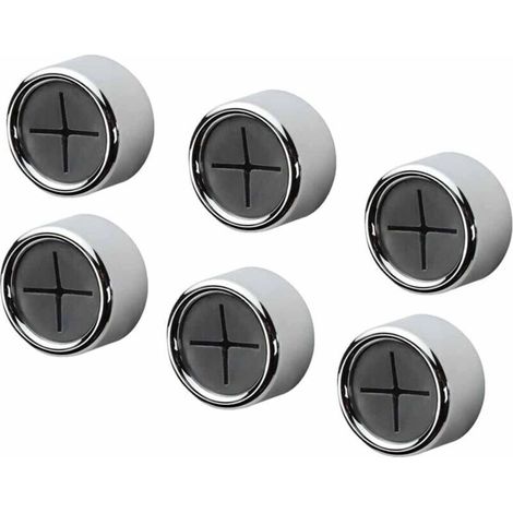 Accroche Torchon, 6 Pièces Porte Torchon, Accroche Torchons Adhesif, ABS Rond Porte Torchon Cuisine, Aucun Perçage Requis, pour Salle De Bain, Armoire Et Placard