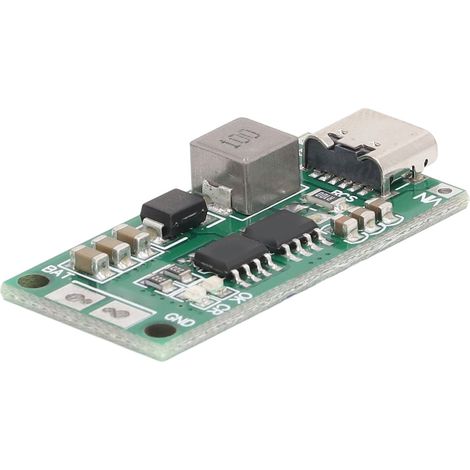 Batterielademodul Typ C auf 8,4 V, guter Schutz, Boost-Spannung, Lithium-Batterie-Ladeplatine, grün, 1 A (1/5)
