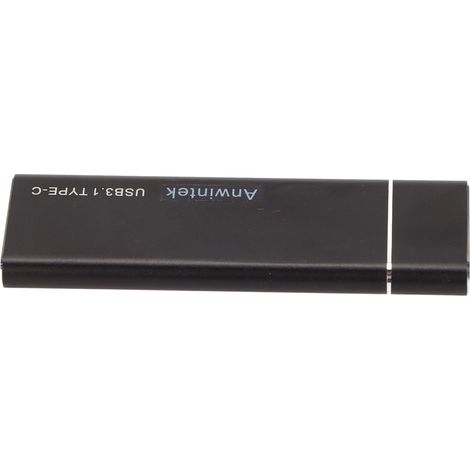 Boîtier SSD M.2 NGFF PCIe NVMe vers USB 3.1 10G haut débit 2230/2242/2260/2280 pour disque dur portable (1/5)