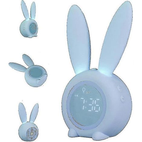 Réveil enfant, veilleuse/lampe de réveil, convient aux filles et aux garçons, aide-sommeil pour enfants, Reblue (1/5)