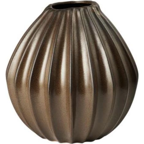 Vase Large Marron Antique L 30 cm (1/2)