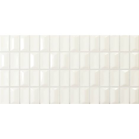 Carrelage mural faience 3D BARS Quartz - Brillant Quartz - Brillant - - boîte de 0.40 m2
