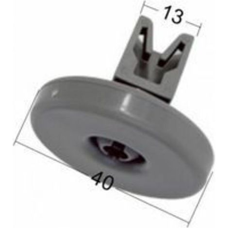 Roues de Lave-vaisselle Universelles pour la Plupart des Lave-vaisselle Standard Roue du Panier Inférieur Pièces de Rechange Compatibles avec AEG, Favorit, Privileg, Zanussi, Juno (Lot de 8)