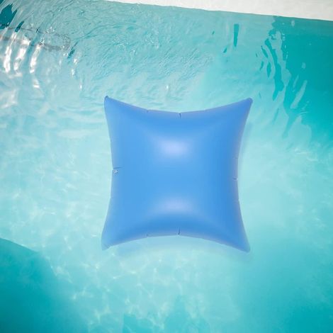 Cojín de piscina, flotador de piscina para invierno, cojín inflable para piscina, producto para invernar en la piscina, almohada de piscina para invierno, boya de piscina (cuadrada 120 x 120 cm) (1/5)