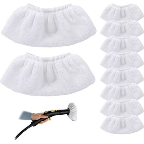 20 Pièces Bonnettes Microfibre Lingettes, Housses De Rechange Pour Nettoyeur Vapeur À Main, Accessoires Compatibles Avec Karcher SC1 SC2 SC3 SC4 SC5 SV7 Nettoyeur Vapeur (1/5)