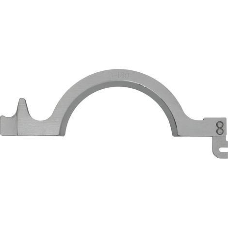 Spannbacke re D 160 mm, 45 254651