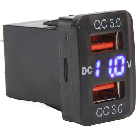Dual-Port-QC3.0-USB-Ladegerät mit Schnellladeadapter für FJ Cruiser, Fortuner, Hilux und Tacoma (1,3 x 0,88 Zoll) (1/5)