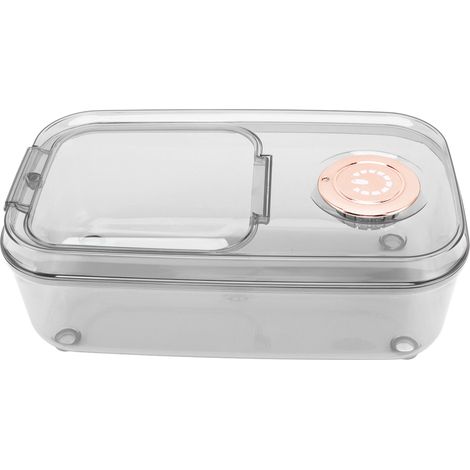 Récipient de Rangement Transparent pour Riz 5KG avec Couvercle Flip et Verre Doseur Anti-Insectes