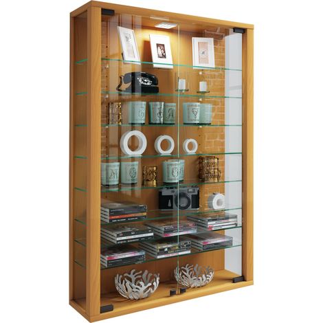 Gabinete de exhibición de pared Caja de exhibición de vidrio Vitrosa Mini 91x59x18 - VCM