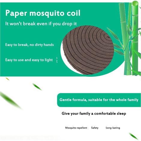 10 Pièces Accessoires Anti-Moustiques Spirales Répulsives Insecticide (1/5)