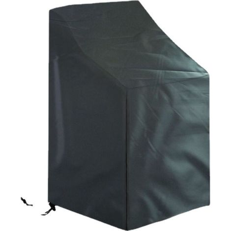 Housse de protection pour 4 à 6 chaises de jardin empilables 68 x 68 x 120 cm (1/4)