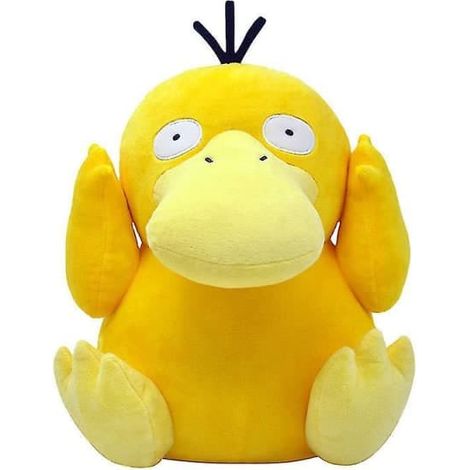 Coussin décoratif Sauvez les animaux, peluche Psykokwak, 22 cm