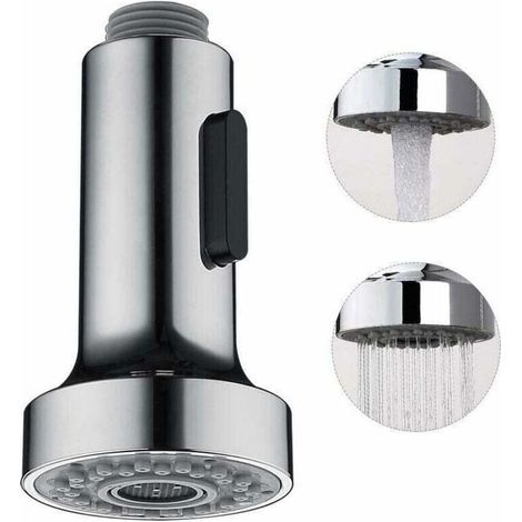 Cuisine 2 Modes Tête Cuisine Douchette Remplacement Douchette pour Rétractable Mitigeur Cuisine (1/4)