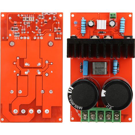Carte d'amplificateur de puissance mono 350 W CC -55 V, composant audio domestique, accessoire électrique IRS2092 (1/5)