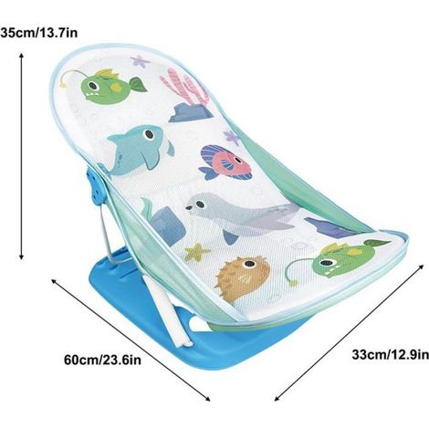 Baignoire bébé pliable, chaise de bain bébé Chaise de bain bébé pliable (1/4)