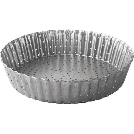Moule à tarte haut cannelé perforé 24 cm - Delize - LACOR