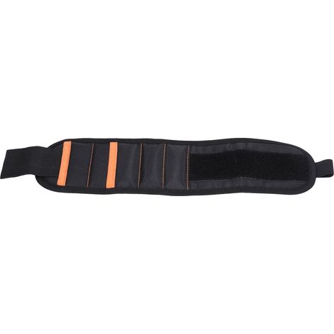 Bracelet magnétique vis polyester respirant robuste ceinture outil électricien aimant poignet (1/5)