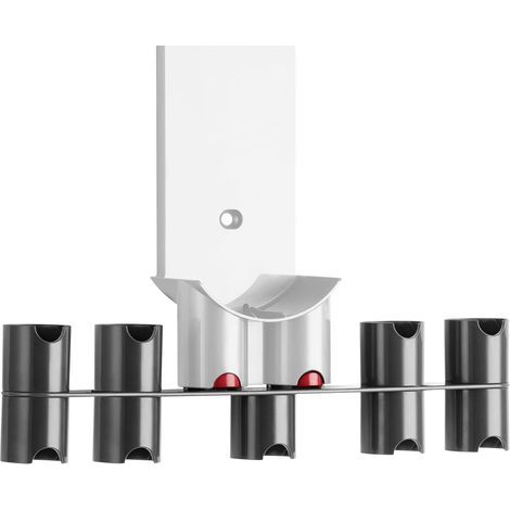 Supporto per accessori premium, compatibile con Dyson V7 V8 V10 V11 V12 V15, porta-accessori per aspirapolvere - larghezza 362 mm - grigio (1/5)
