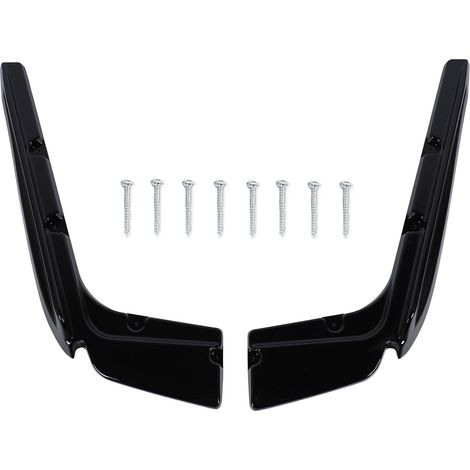 GARRYFIZH 1 Paire Spoiler Bas de Pare-chocs Arrière / Splitter Noir Brillant pour BMW Série 3 F30 F31 2012-2019 (1/5)