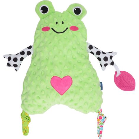 Couverture Bébé Velours Coton Doudou Sécurité Lavable Nouveau-né Rassurant Sommeil (1/5)