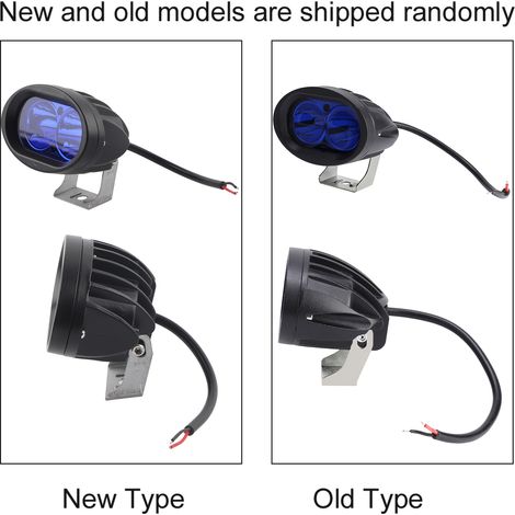Projecteur de sécurité LED bleu pour chariot élévateur, 9-60 V, IP67, 20 W (1/5)