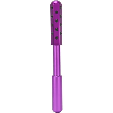 Bâton de massage liftant visage 24 particules Germanium, raffermissant et lifting peau, violet. (1/5)