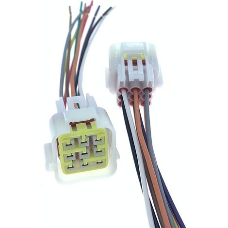 Anwendbar auf schwere Lkw, Betonmischer, Muldenkipper von Hualing sowie auf die Stecker für Tagfahrlicht und Rücklichter der Hualing-Modelle (9-Loch, 9-adrig). (1/4)